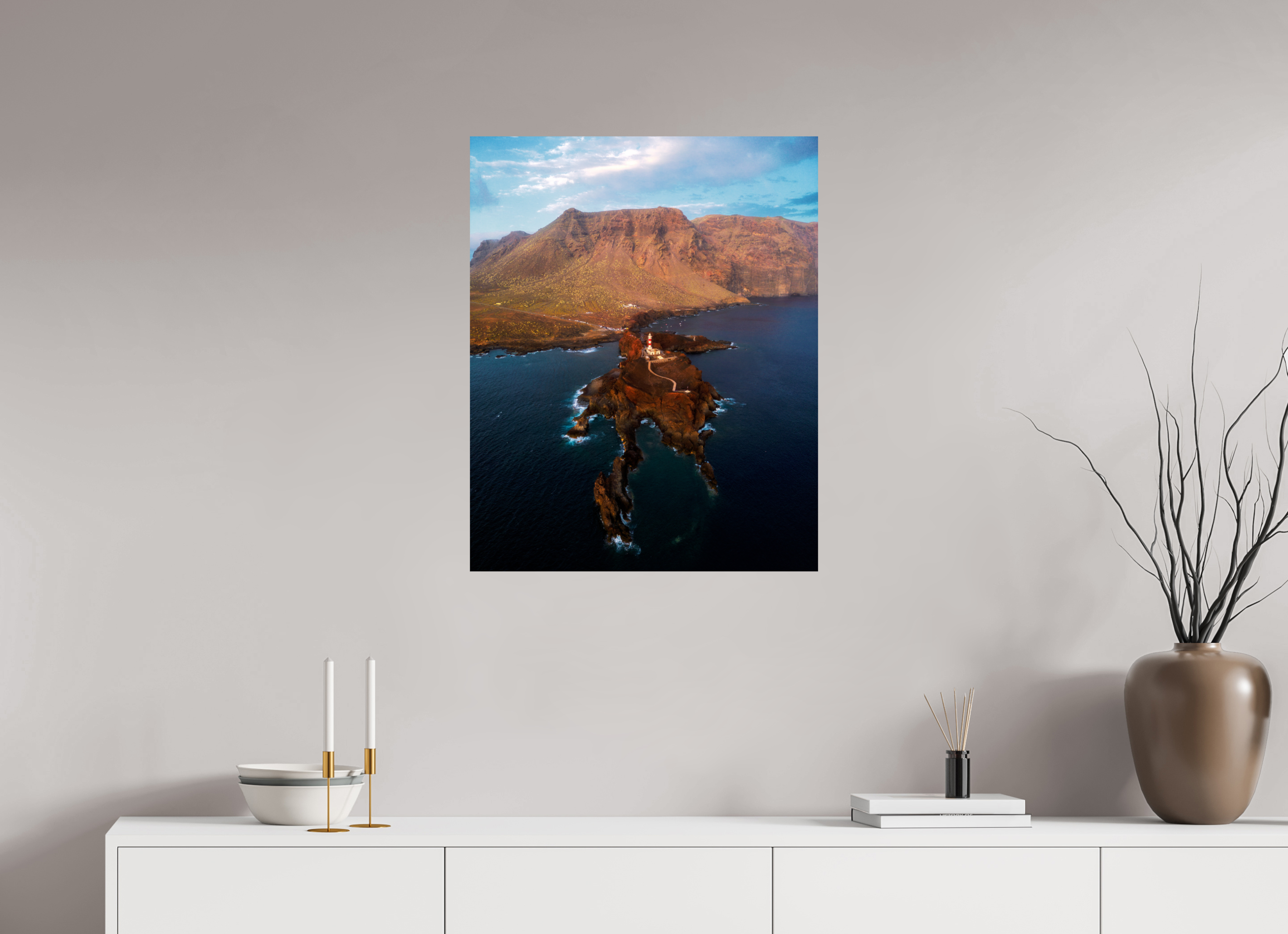 60 x 75 cm, Shot by Nau — Fine Art Pearl Faro del oeste