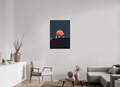 70 x 100 cm, Shot by Nau — Fine Art Pearl Umbral rojo — 70 × 100 cm