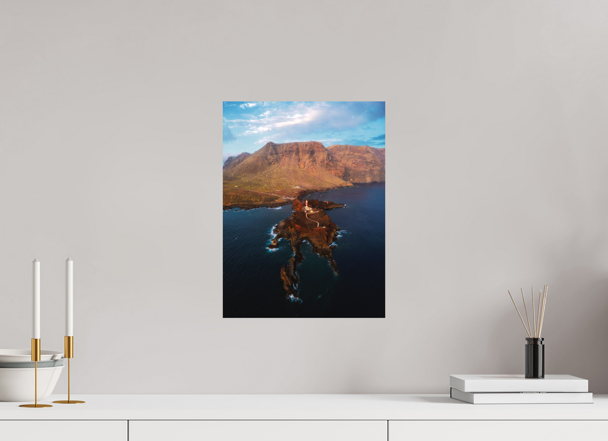 30 x 40 cm, Shot by Nau — Aluminio Dibond mate Faro del oeste — 30 × 40 cm