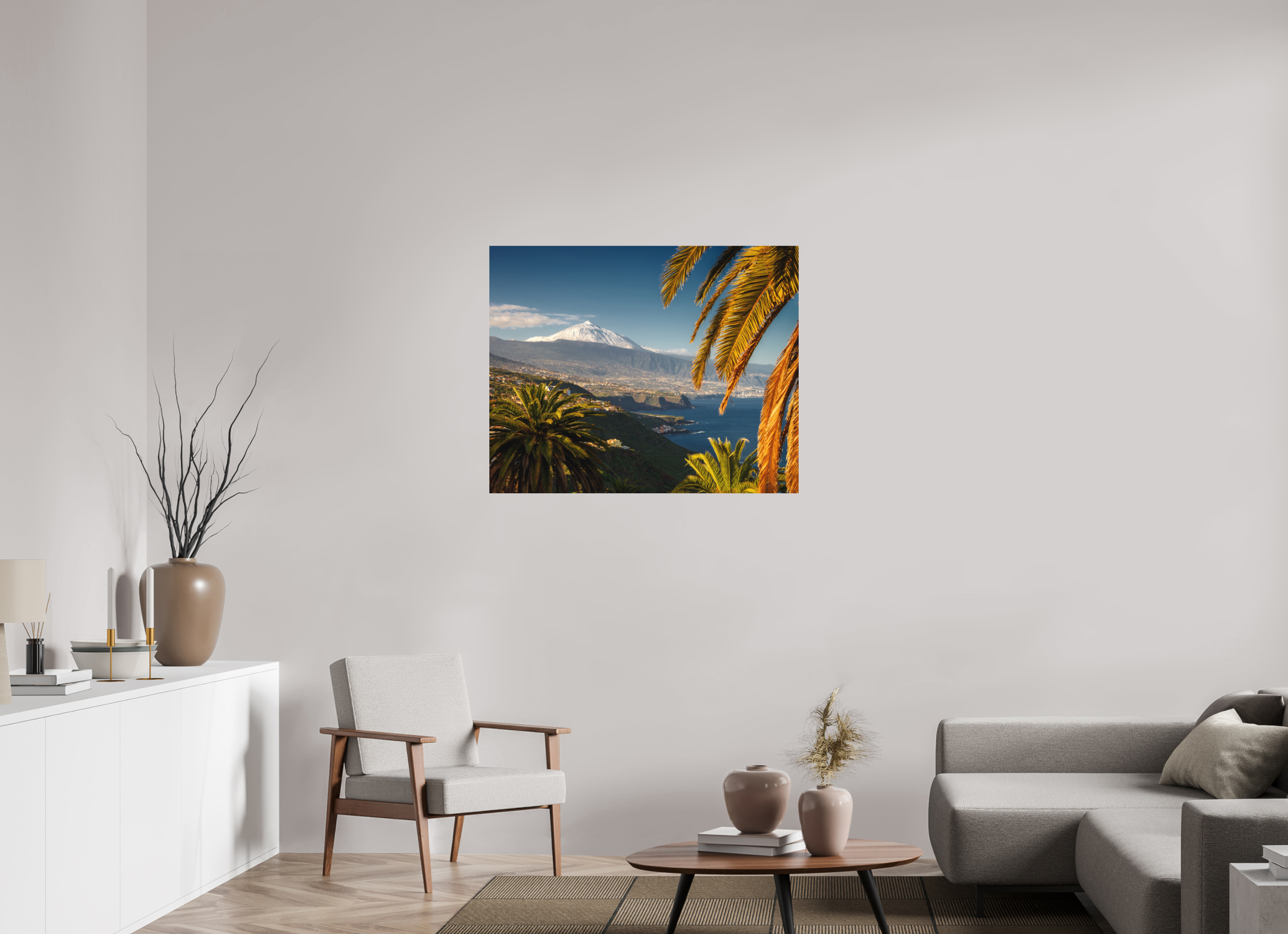 100 x 80 cm, Shot by Nau — Aluminio Dibond mate Norte de invierno