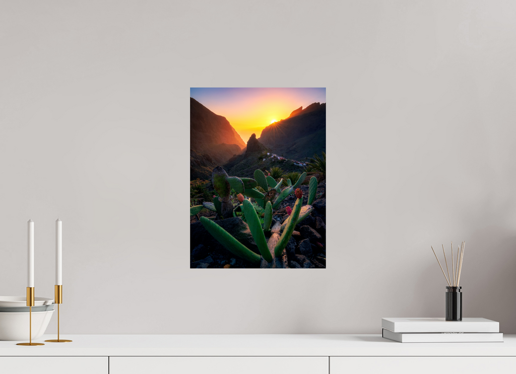 30 x 40 cm, Shot by Nau — Fine Art Pearl Última luz en Masca — 30 × 40 cm