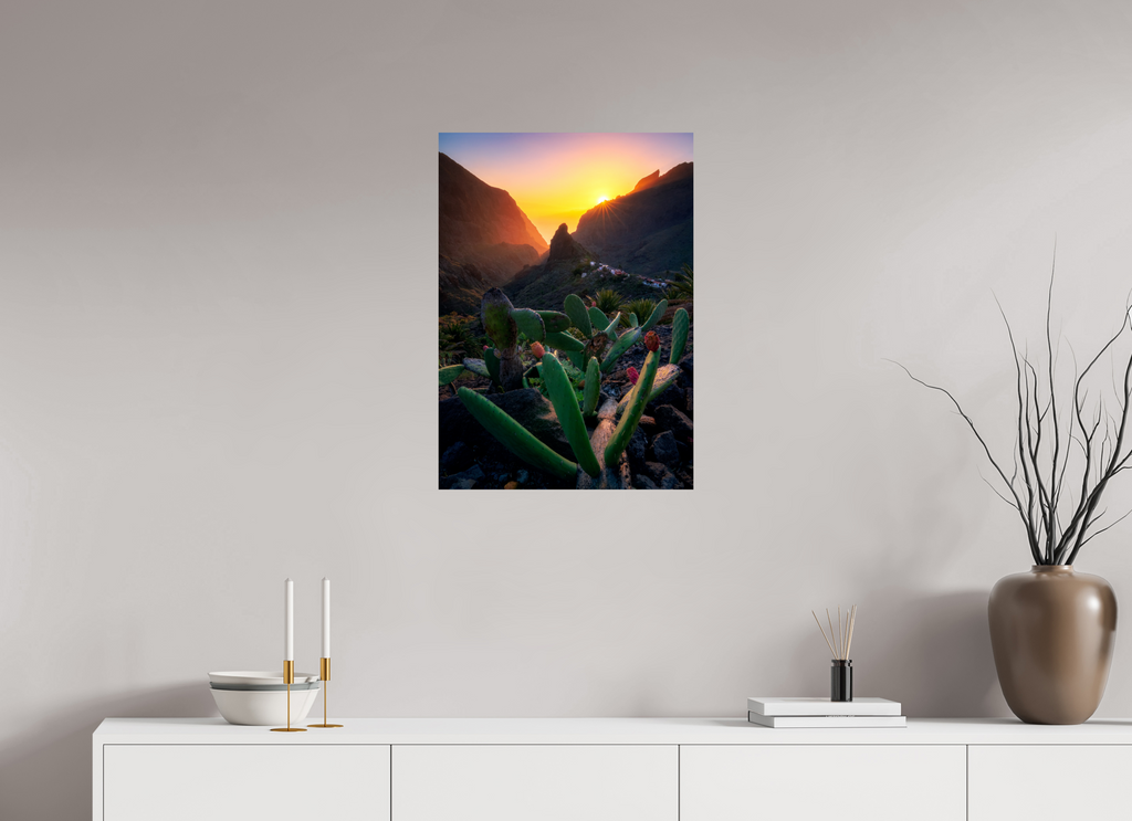 50 x 70 cm, Shot by Nau — Fine Art Pearl Última luz en Masca — 50 × 70 cm