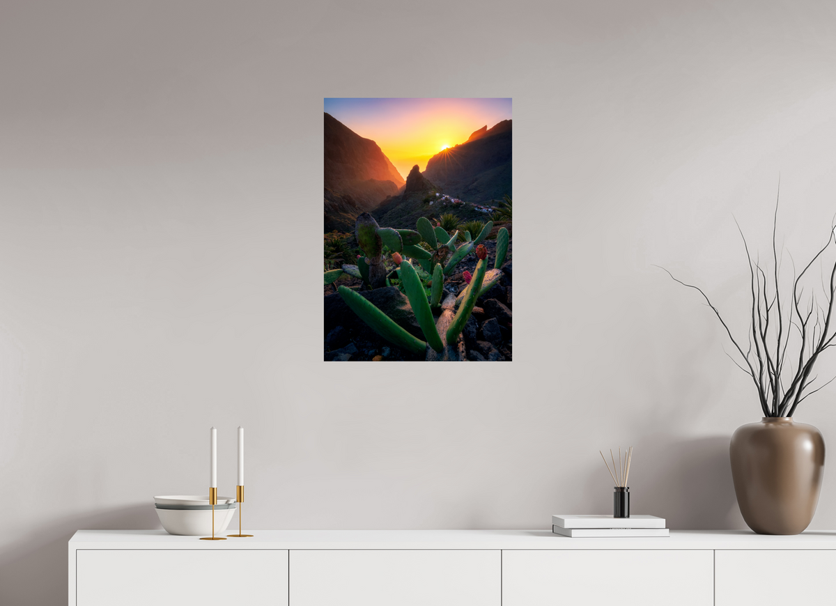50 x 70 cm, Shot by Nau — Fine Art Pearl Última luz en Masca — 50 × 70 cm
