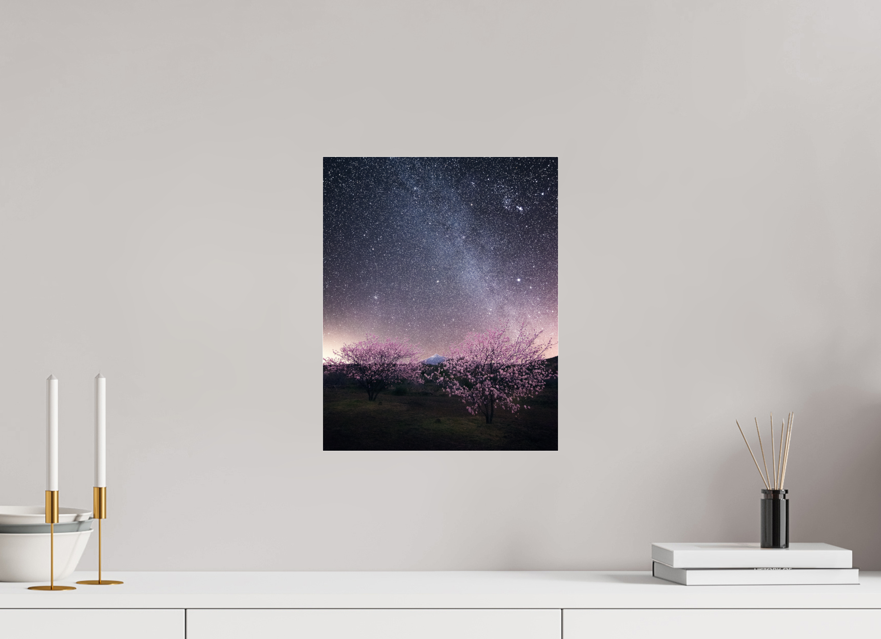 30 x 37,5 cm, Shot by Nau — Metacrilato brillante Bajo las estrellas