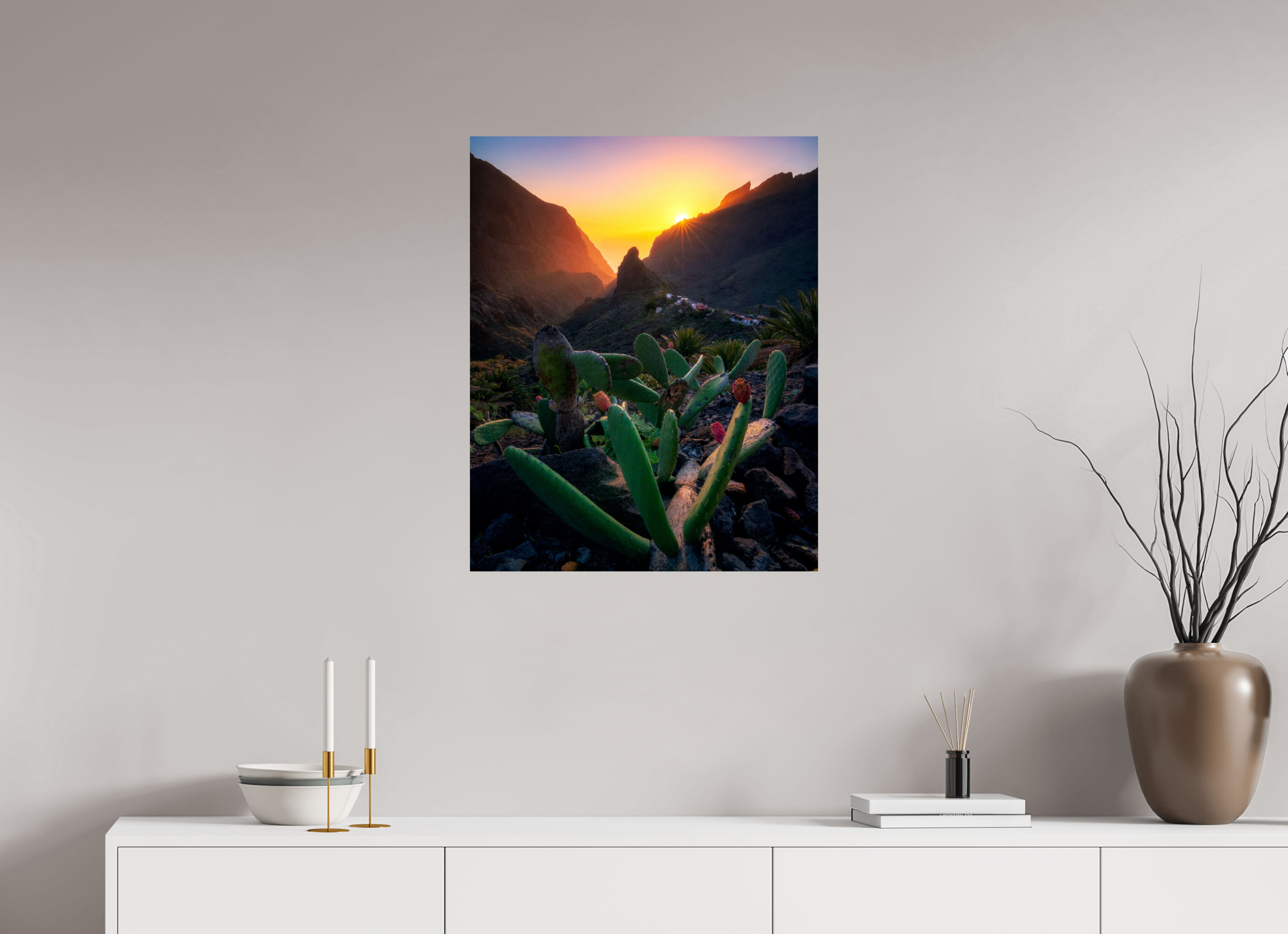 60 x 75 cm, Shot by Nau — Fine Art Pearl Última luz en Masca