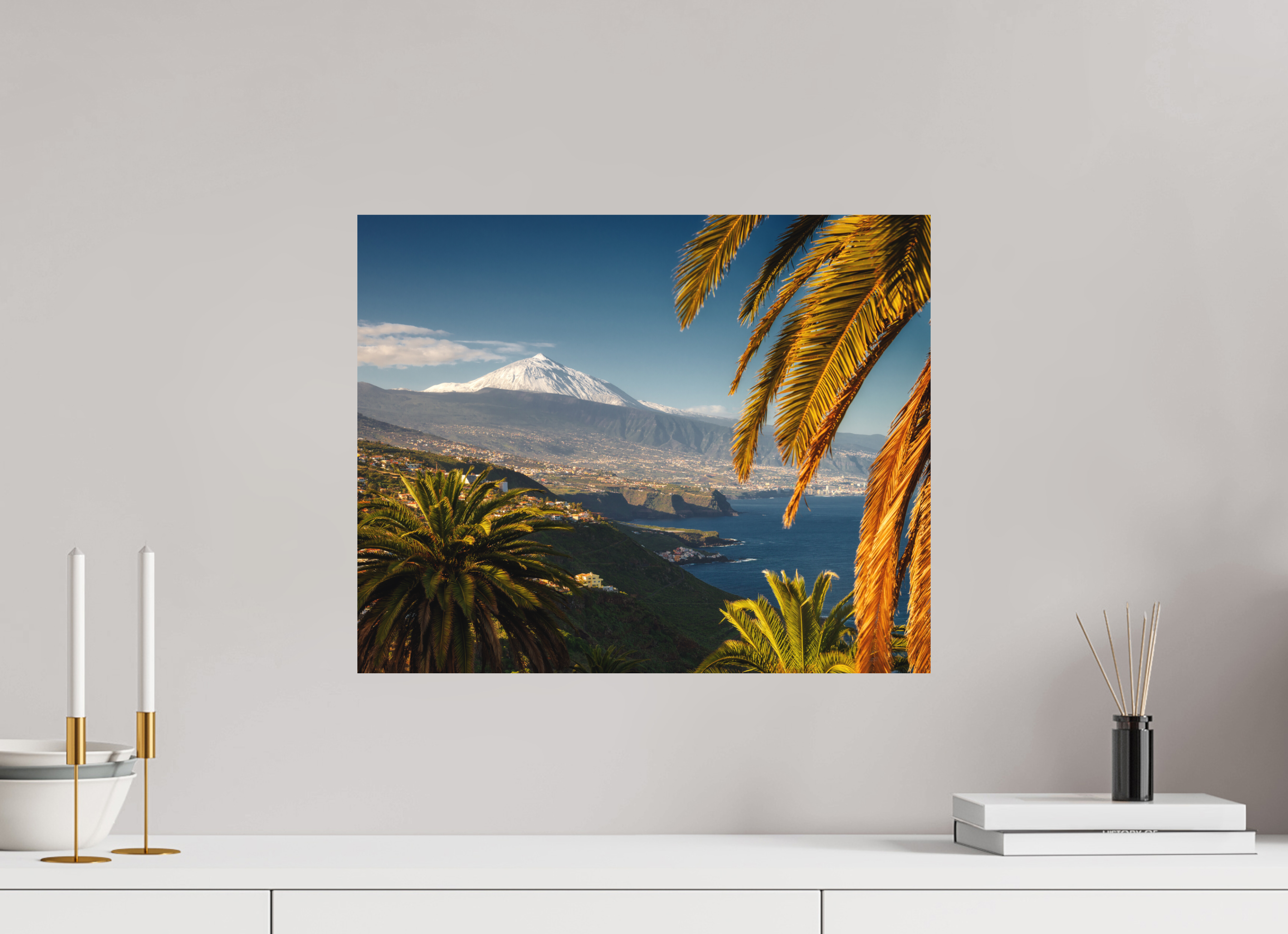 50 x 40 cm, Shot by Nau — Aluminio Dibond mate Norte de invierno