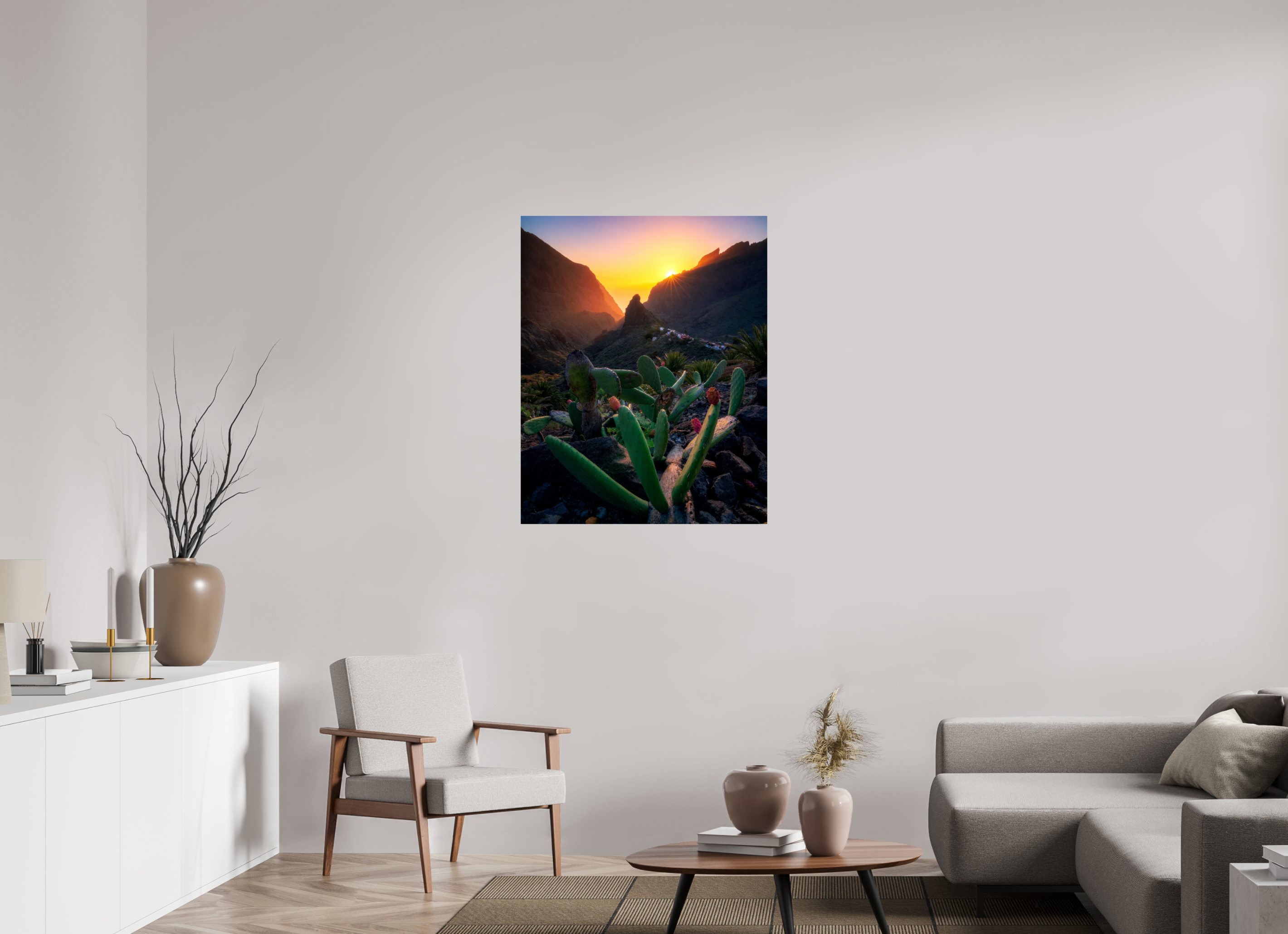 80 x 100 cm, Shot by Nau — Fine Art Pearl Última luz en Masca