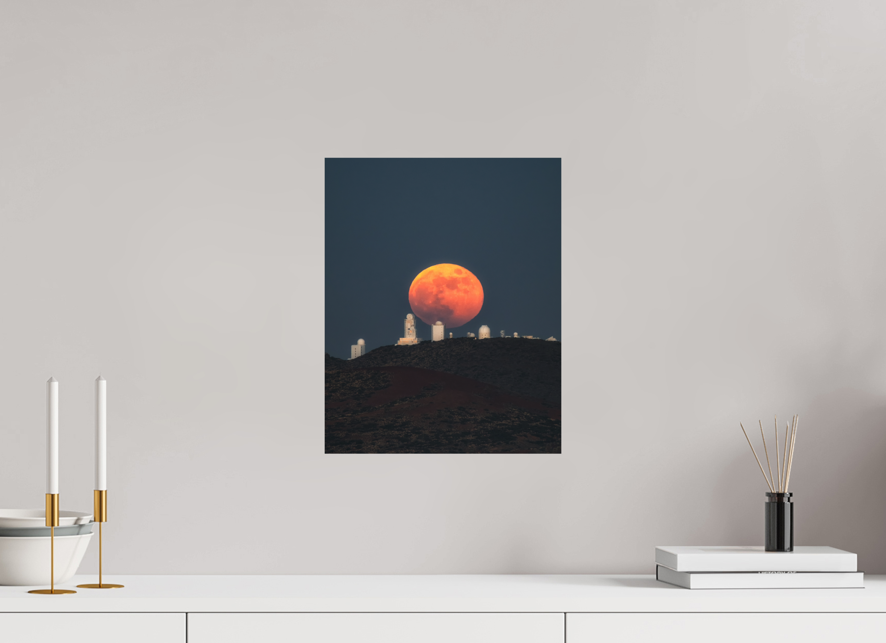 30 x 37,5 cm, Shot by Nau — Aluminio Dibond mate Umbral rojo