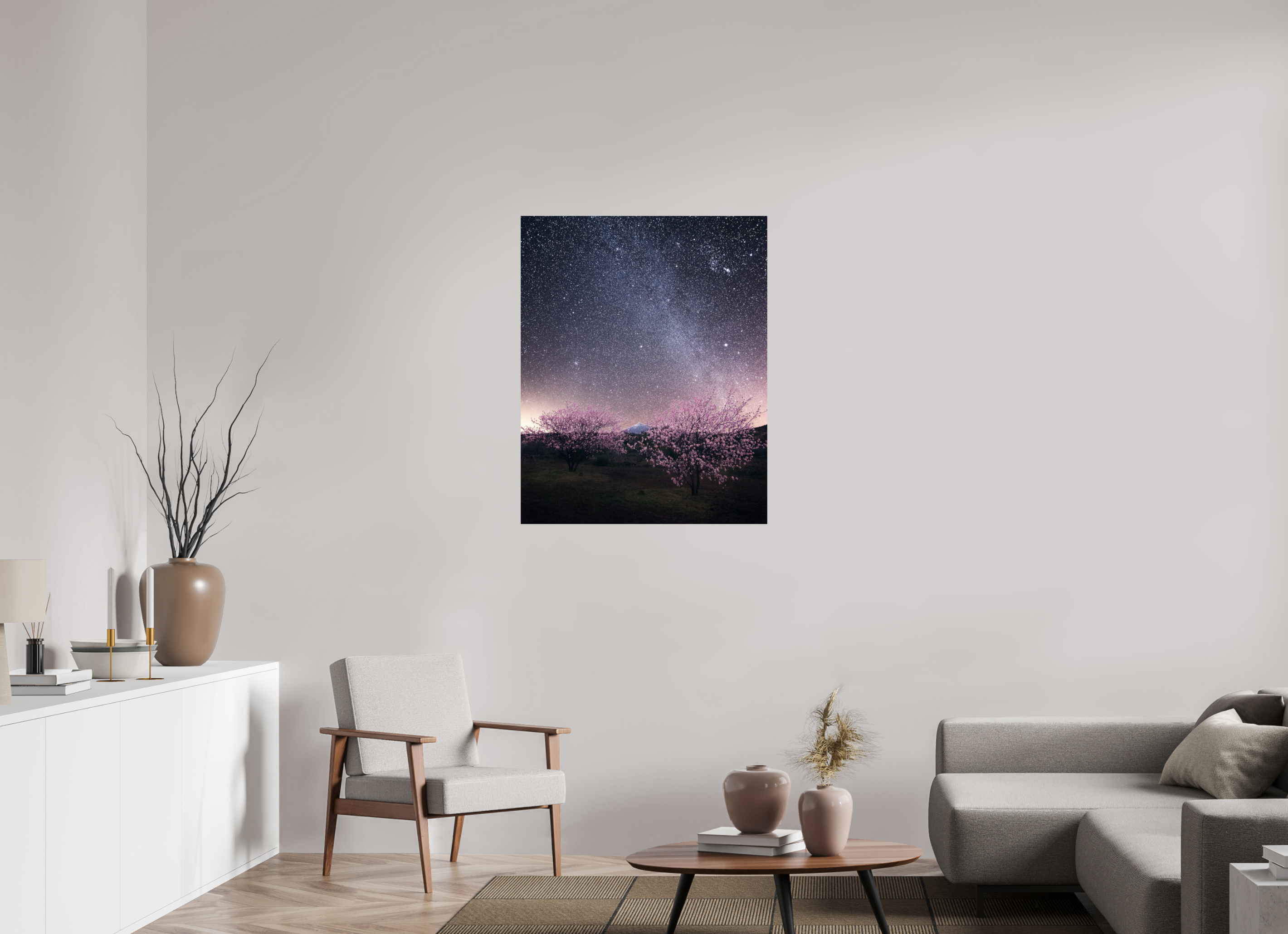 80 x 100 cm, Shot by Nau — Fine Art Pearl Bajo las estrellas