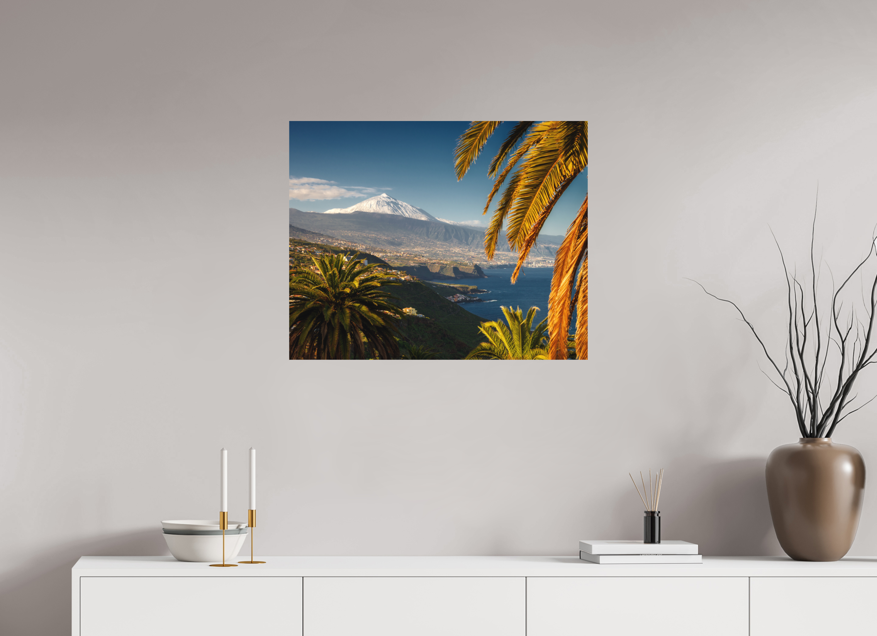 75 x 60 cm, Shot by Nau — Aluminio Dibond mate Norte de invierno