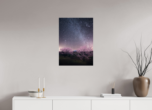 50 x 70 cm, Shot by Nau — Fine Art Pearl Bajo las estrellas — 50 × 70 cm